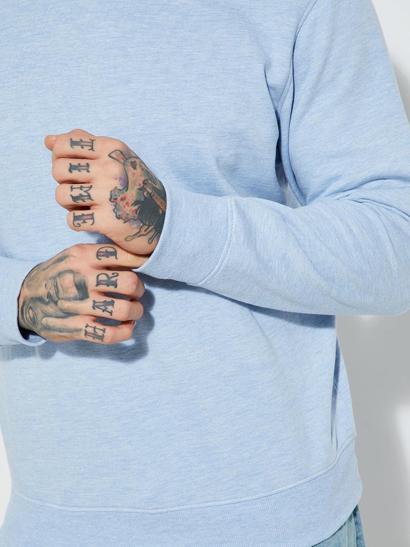 Max URB_N Men Knit Sweatshirt(Blue_M) - Image 3