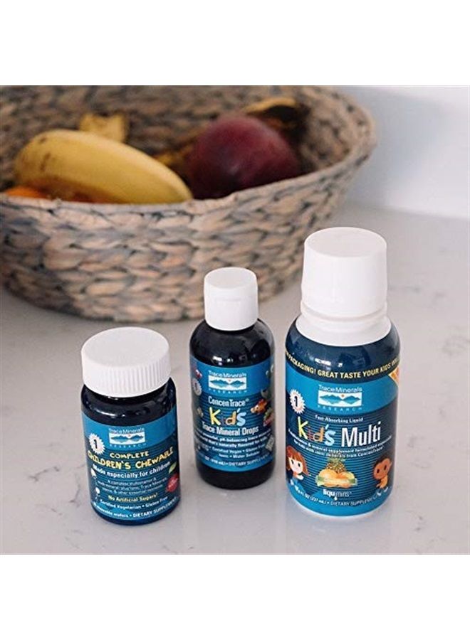 Trace Minerals Complete Children's Chewable Tablets | Well-rounded Multivitamin, Contains Numerous Vitamins, Minerals | Promotes Healthy Energy And Mental Focus | Vegan, Gluten Free | 60 Of 1 Pack - Image 4