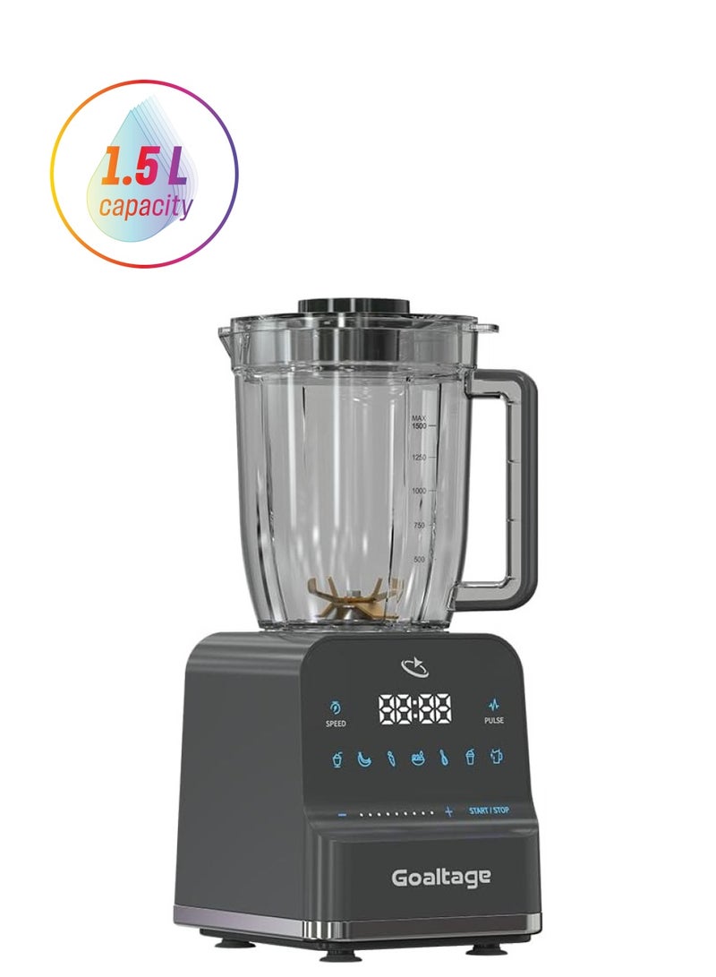 Goaltage BLND03 UltraMix Blender including Powerful Blades, 9-Speed Adjustments with High Capacity and 7-Preset Programs - Image 1