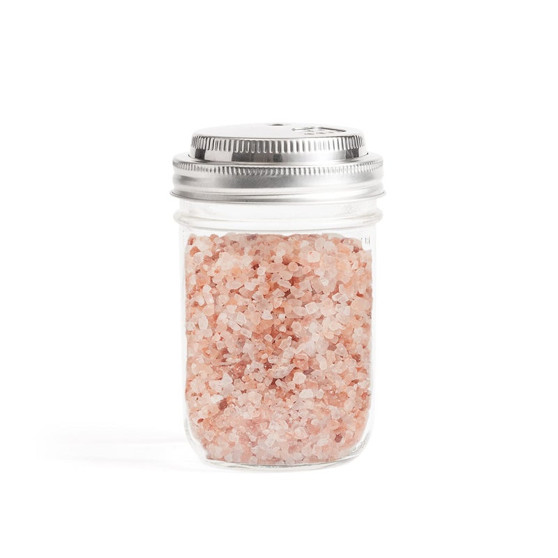 Jarware Stainless Steel Spice Shaker Wide Mouth Mason Jar Spice Lid