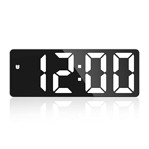 AMIR Digital Alarm Clock, Upgraded Small Digital Clock, Digital Clock Large Display, Dimmable Snooze DST 12/24H, Desk Clock for Home School Office - Image 1