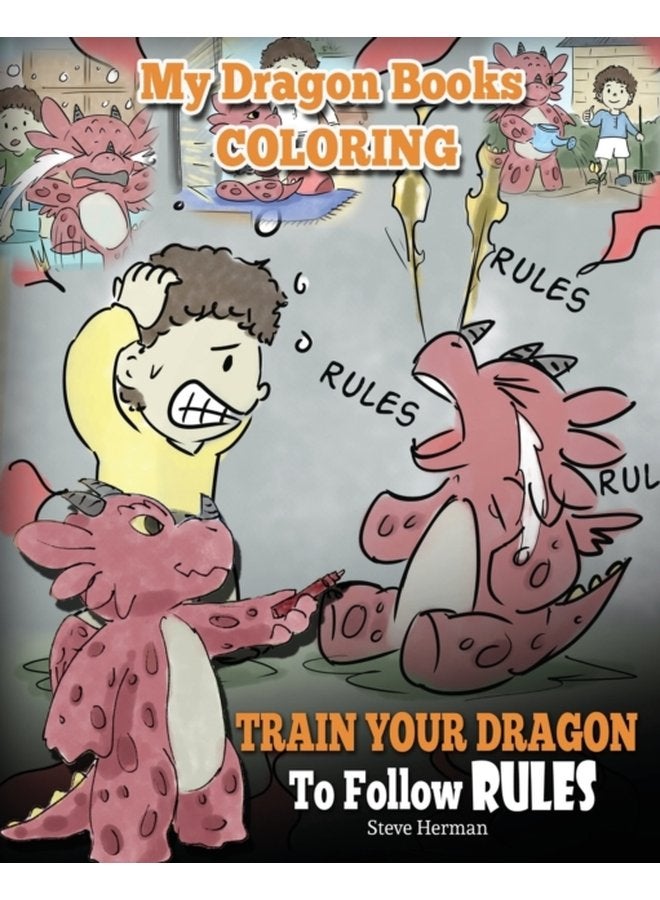 My Dragon Books Coloring Train Your Dragon To Follow Rules Children Coloring Activity Book With Fun Cute And Easy Dragon Coloring Pages 11 - Paperback