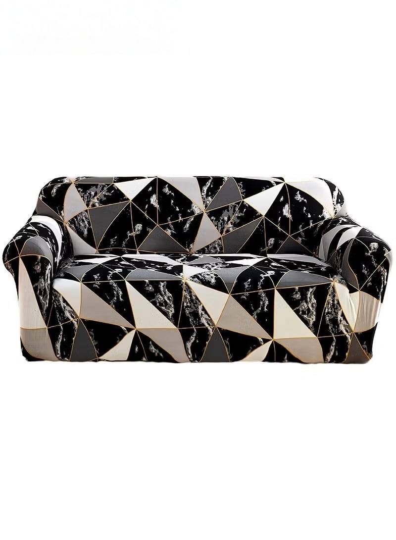 EETU Printed Stretch Sofa Cover Printed Couch Covers Sofa Slipcovers for 3 Cushion Couches Elastic Universal Furniture Protector - Image 1