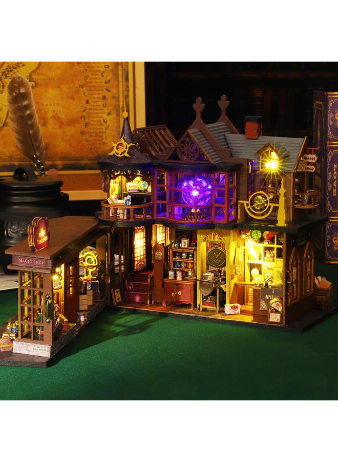 الأزرق جي دبليو منزل الكنز السحري في Kittdiy House مجمَّع يدويًا ومصابيح - Image 5