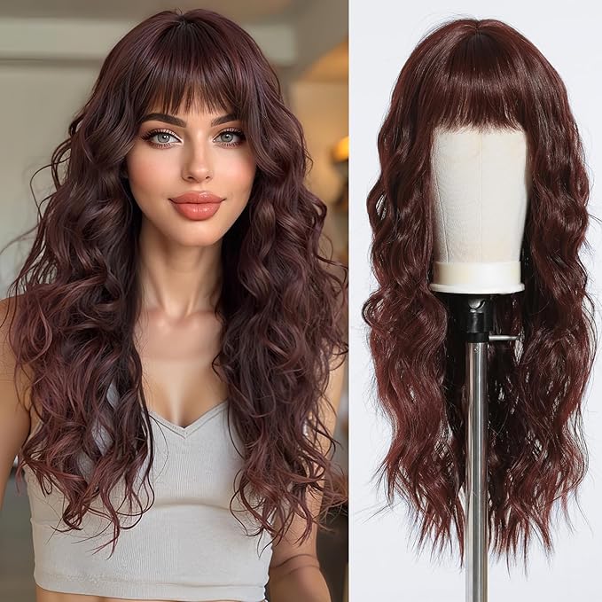 Esmee Long Wavy Blonde Wigs for Women Natuaral Synthetic Hair Heat Resistant Ombre Wig for Daily Party Cosplay Use - Image 1