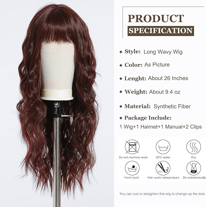 Esmee Long Wavy Blonde Wigs for Women Natuaral Synthetic Hair Heat Resistant Ombre Wig for Daily Party Cosplay Use - Image 2