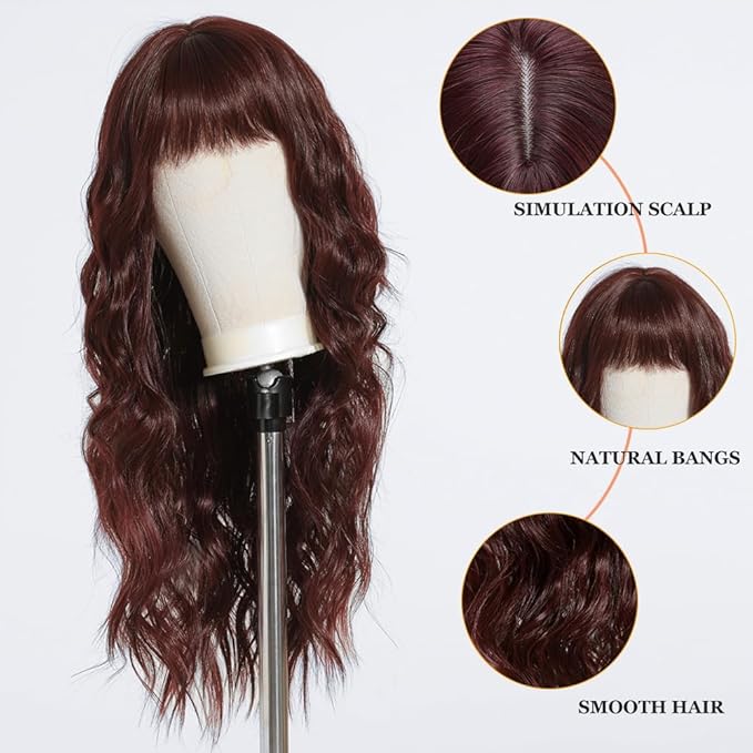 Esmee Long Wavy Blonde Wigs for Women Natuaral Synthetic Hair Heat Resistant Ombre Wig for Daily Party Cosplay Use - Image 3