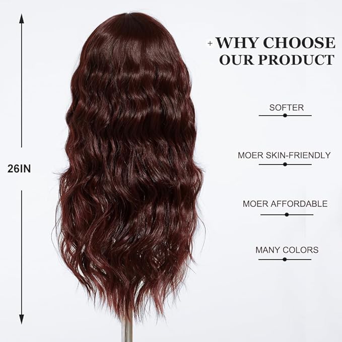 Esmee Long Wavy Blonde Wigs for Women Natuaral Synthetic Hair Heat Resistant Ombre Wig for Daily Party Cosplay Use - Image 4