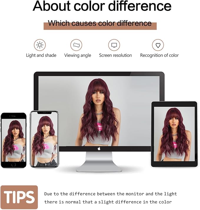 Esmee Long Wavy Blonde Wigs for Women Natuaral Synthetic Hair Heat Resistant Ombre Wig for Daily Party Cosplay Use - Image 5