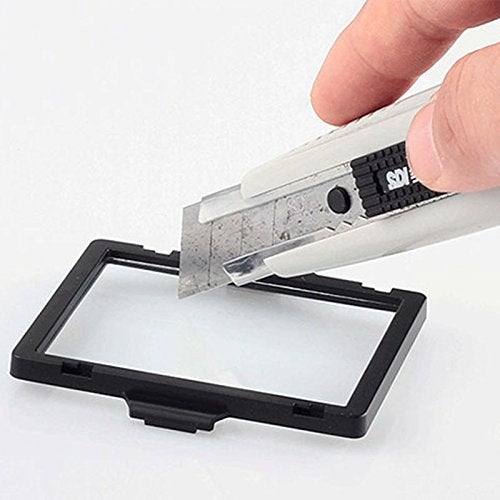 STSEETOP Screen Protector for Nikon D800 D800E D810 D810A with Clip-On Frame - Shatterproof Snap Installation, No Adhesive or Bubbles, Anti-Scratch Edge - Image 3