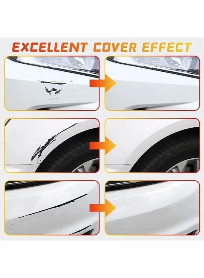 مزيل خدوش السيارة ، إصلاح خدوش طلاء السيارة ، قلم مزيل خدش السيارة ، اكسسوارات السيارات ، قلم طلاء إصلاح مزيل الخدوش للسيارة ، طلاء لمسة السيارات (أبيض) - Image 3