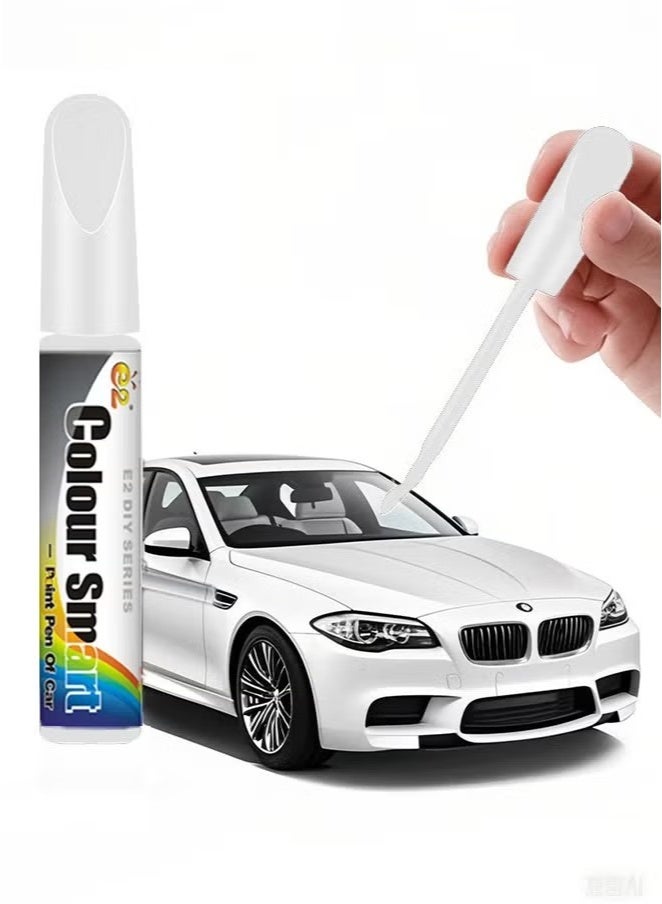 مزيل خدوش السيارة ، إصلاح خدوش طلاء السيارة ، قلم مزيل خدش السيارة ، اكسسوارات السيارات ، قلم طلاء إصلاح مزيل الخدوش للسيارة ، طلاء لمسة السيارات (أبيض) - Image 1