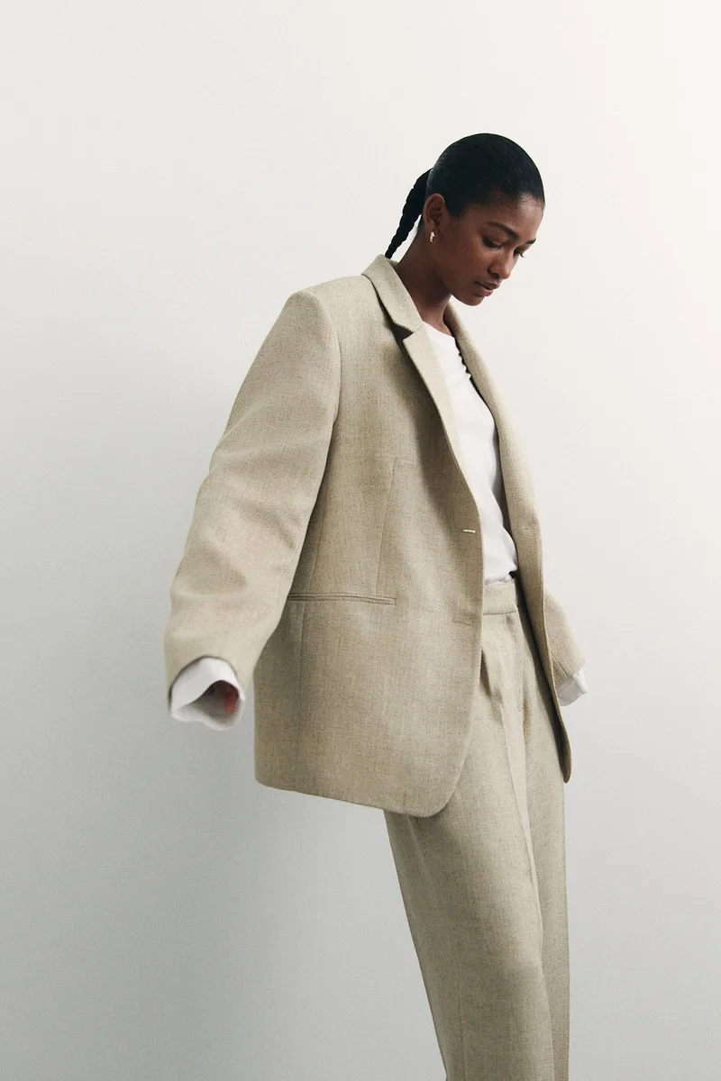 اتش اند ام Loose-fit blazer