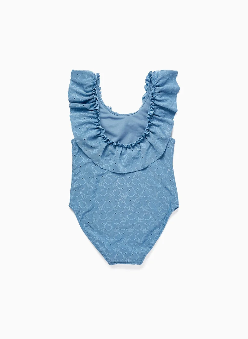 Zippy Zippy Floral Swimsuit with Ruffles for Girls