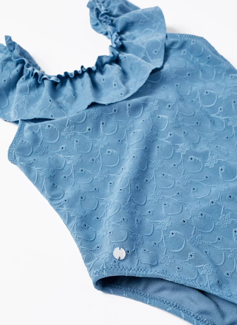 Zippy Zippy Floral Swimsuit with Ruffles for Girls
