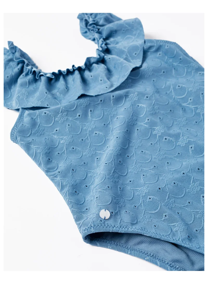 Zippy Zippy Floral Swimsuit with Ruffles for Girls