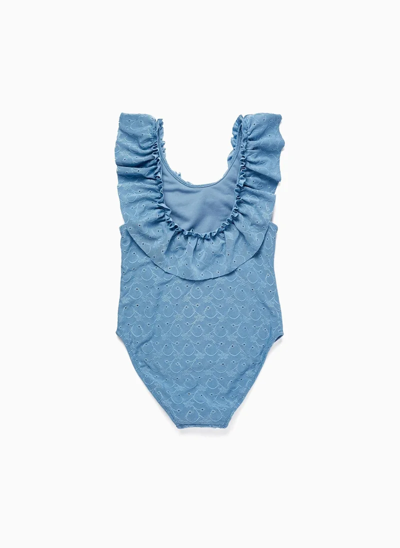 زيبي Zippy Floral Swimsuit with Ruffles for Girls