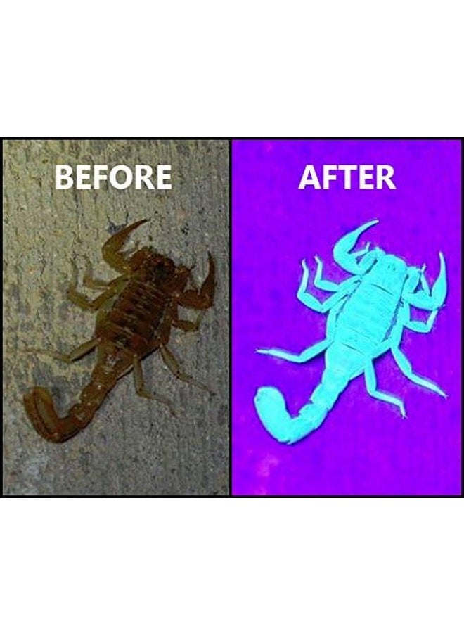 Bright Eyes - 2-Pack - Best Black Light - Top Uv Pet Urine Stain Detector - Head Lice Or Bed Bug Revealer (Aluminum, 9 Led) - Image 1