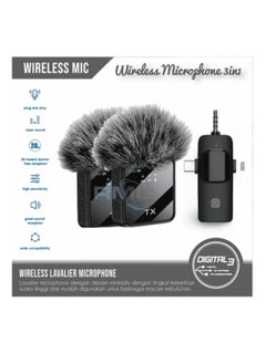 3-in-1 Wireless Lavalier Microphone F11-2 for Live Video Recording High-Quality Lapel Mic for Smartphone, Camera & Computer, Clear Audio for Vlogging, Interviews, and Content Creation - pzsku/ZA03F528768F6DA8060EBZ/45/_/1739515388/e6ff96ce-f92d-4c1a-871a-aa4b34852bac