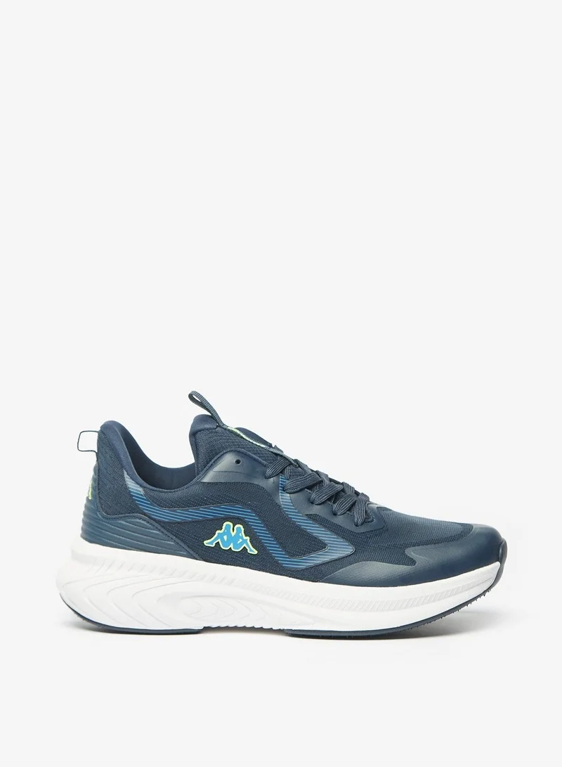 Kappa Kappa Men'S Ombre Logo Print Sneakers With Lace-Up Closure