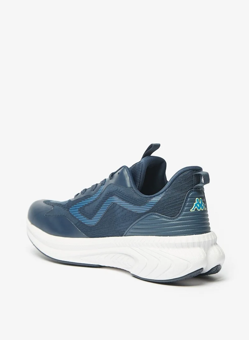 Kappa Kappa Men'S Ombre Logo Print Sneakers With Lace-Up Closure