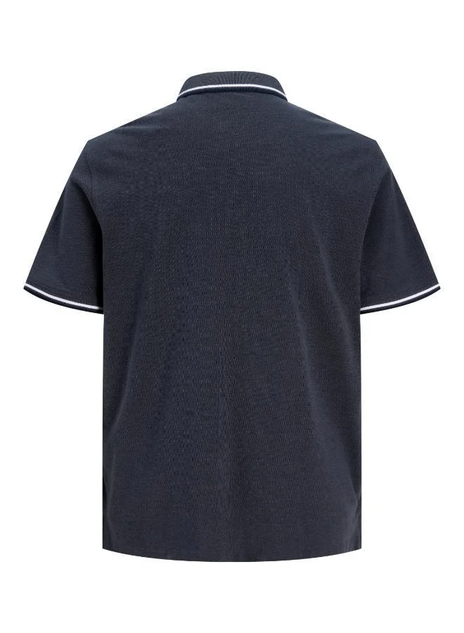 JACK & JONES Solid Plus size Regular Fit Polo
