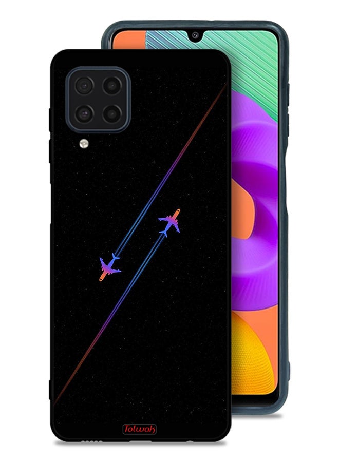 Tolwak Samsung Galaxy M22 Protective Case Cover Airplanes Art - Image 1