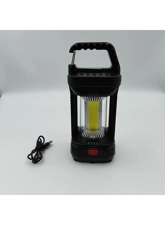 Ca Black ABS Outdoor LED Flashlight USB C Rechargeable Portable Searchlight - Image 1