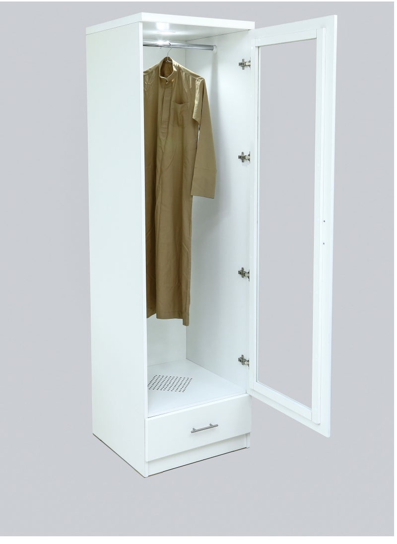 One (1) Door Wooden Wardrobe with Drawer 819 Series (White) - pzsku/ZA03FDF06D6A8016CE1CBZ/45/_/1672129575/e42ca2ec-d59b-48b7-85d4-efe67e0a0a36