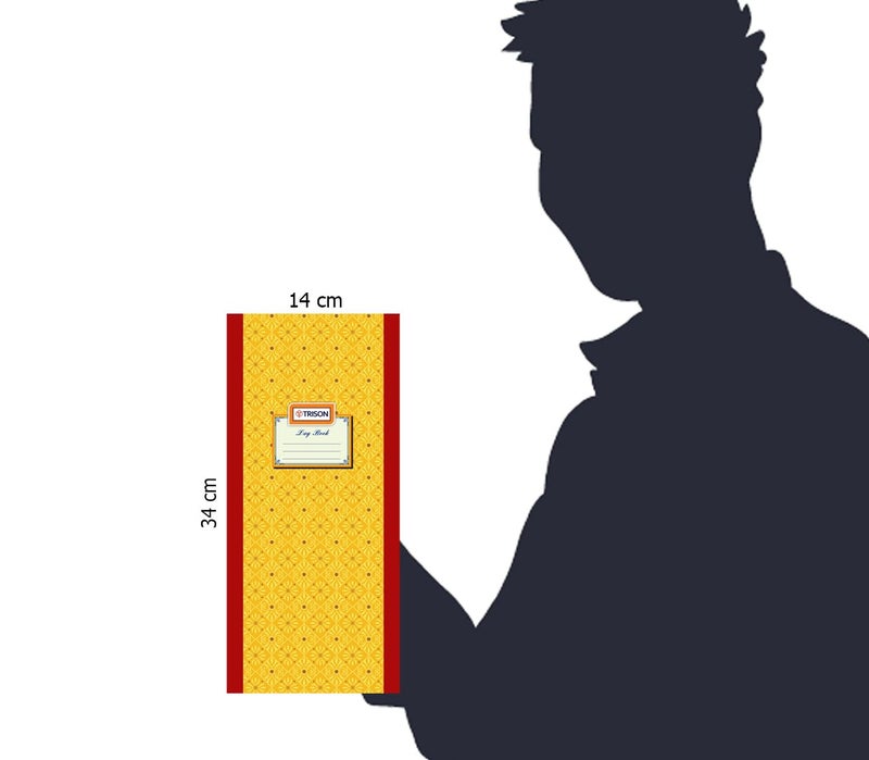Trison Day Book Register | 112 Pages | Hardbound | 34 x 14 cm | Quire 2 | Pack of 5 - Image 5