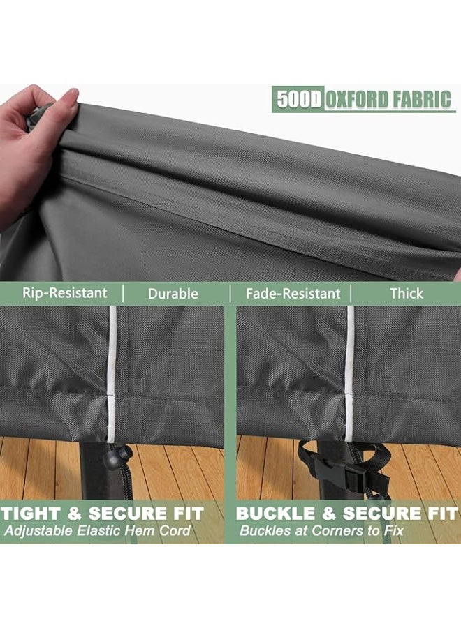 Patio Furniture Covers, Outdoor Furniture Cover Waterproof 4-Piece, Patio Furniture Set Covers, Heavy Duty Patio Covers, Ourdoor Sofa Cover, 2 Chair Covers, Coffee Table Cover Included - Image 3