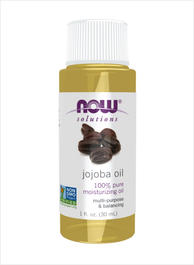 NOW Jojoba Oil - 100% Pure Moisturizing Skin Care, 30ml
