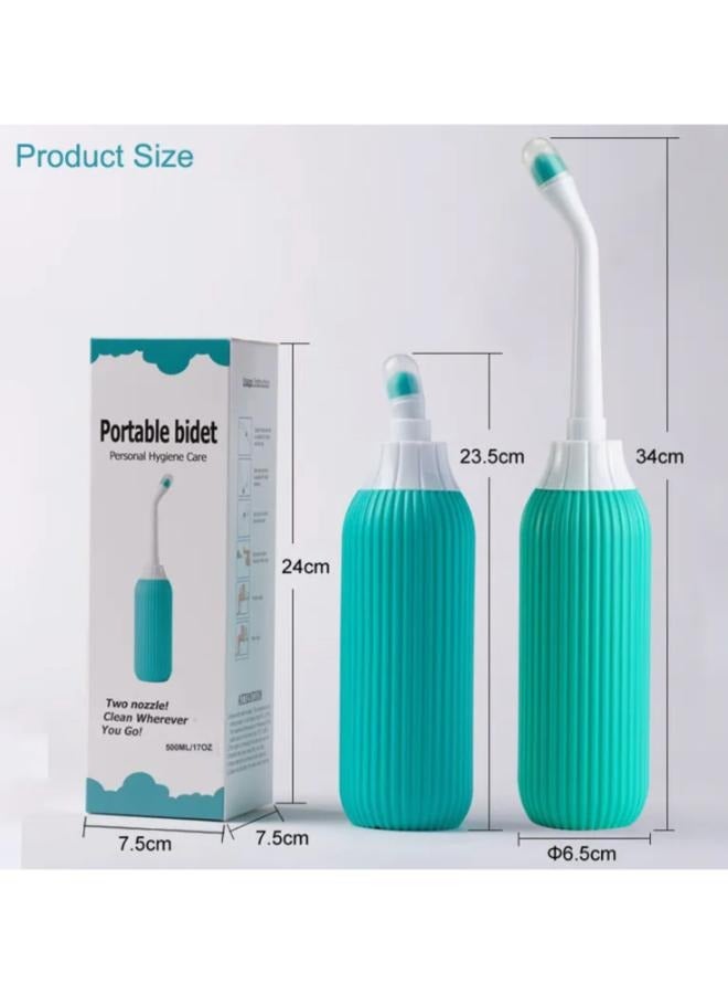 500ml Portable Bidet Body Cleaner, Handheld Sanitary Washer for Pregnant Women  - Image 2