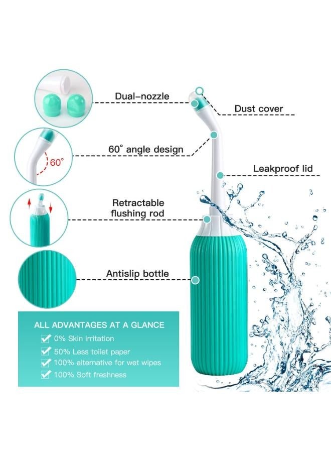500ml Portable Bidet Body Cleaner, Handheld Sanitary Washer for Pregnant Women  - Image 3