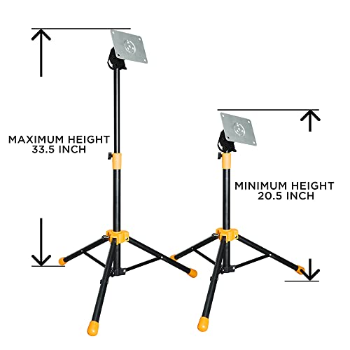 HXW PPS-75 Portable Electronic Mounting Stand With Plate For Sample Pad/Drum Pad Percussion Instruments - Image 4