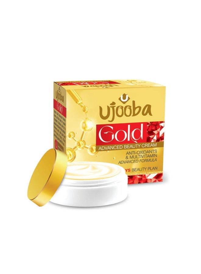 Ujooba Gold Advanced Beauty Cream 17g – Radiance, Anti-Aging, Multivitamin & Antioxidants Advanced Formula - Image 1