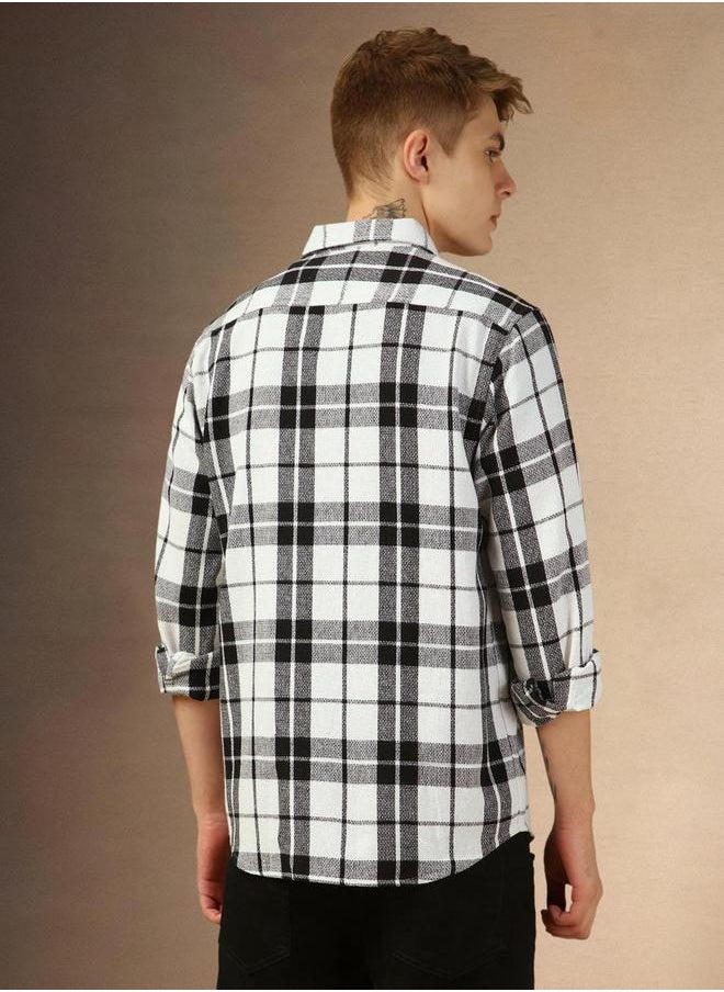 Dennis Lingo - Checked Long Sleeves Casual Shirt by Styli - Image 1