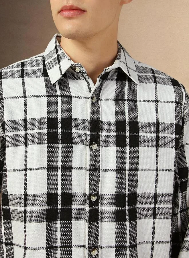 Dennis Lingo Dennis Lingo Checked Long Sleeves Casual Shirt