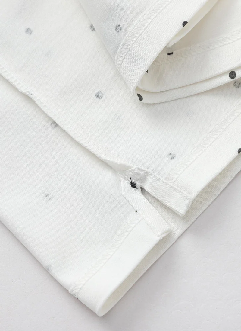 Balabala White Toddler Girls Round v-neck short-sleeved T-shirt for Women | Best Price UAE