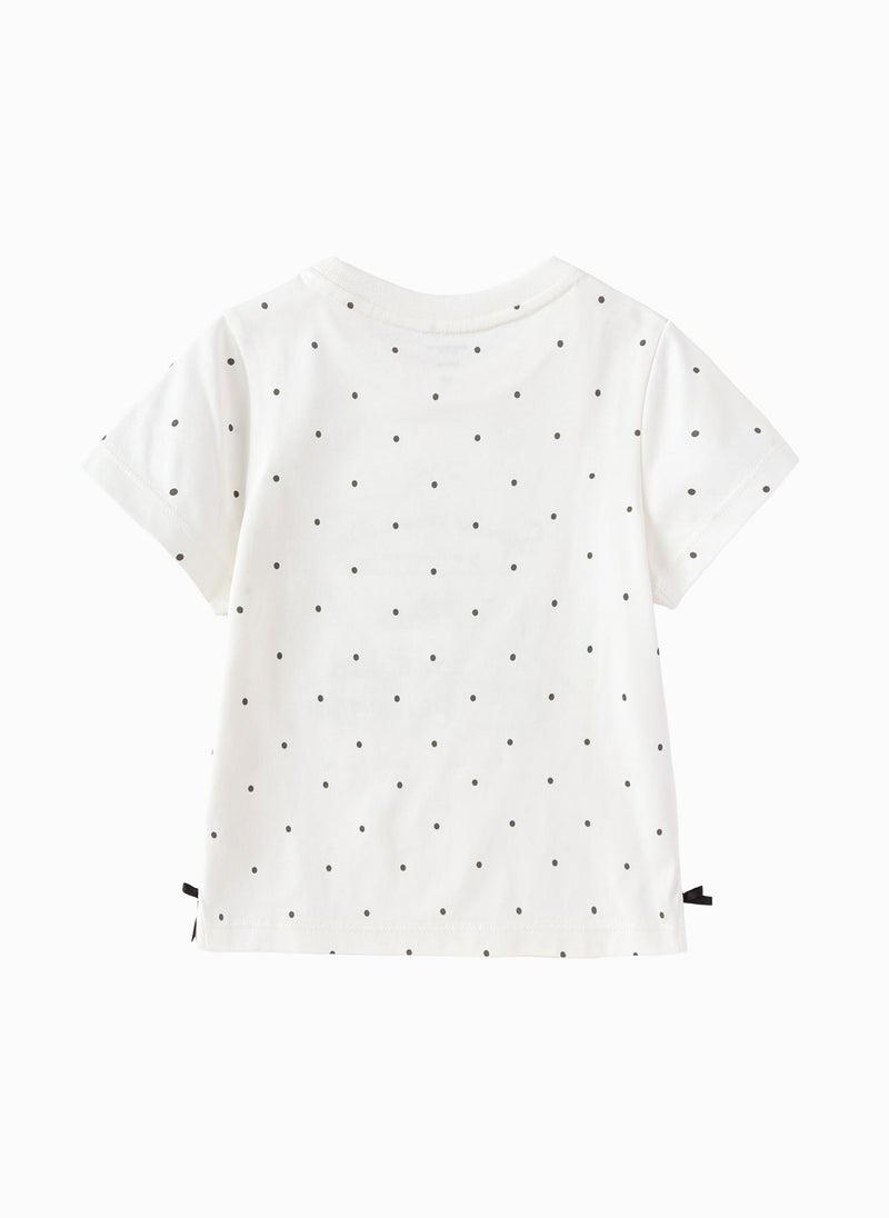 Balabala Toddler Girls Round neck short-sleeved T-shirt - Image 2