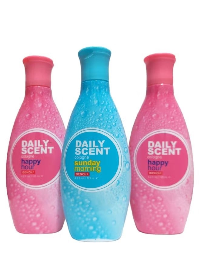 بينش مجموعة كولونيا برائحة يومية، 3 قطع