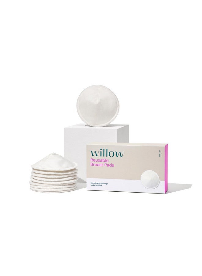 Willow وسادات الرضاعة القابلة لإعادة الاستخدام من ويللو، 10 قطع - Image 1