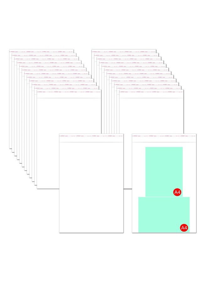 EachDusto 18x24" 100pcs Clear Self Adhesive Cellophane Bags Large Self Sealing Plastic Bags 1 Mil Clear Apparel Bags for Packaging Clothing Art Hoodie Gifts Prints Posters - Image 1