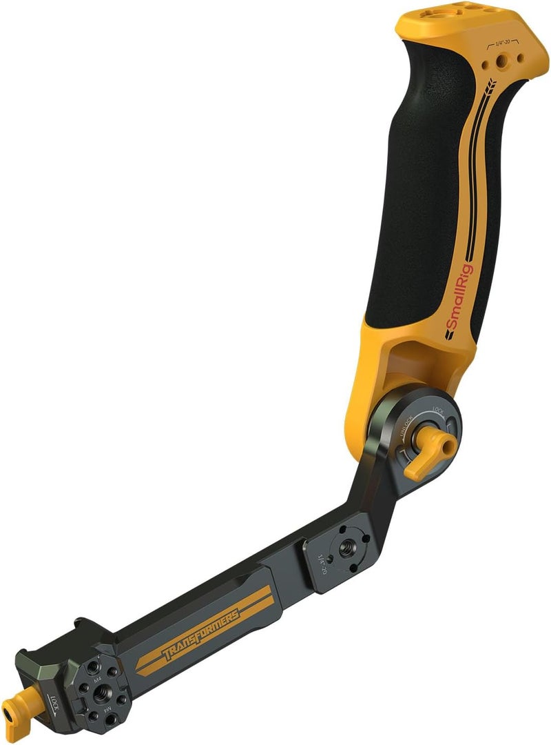 SMALLRIG Worldwide popular practical build Adjustable Gimbal Sling Handle (Bumblebee Edition) for DJI RS 5, RS 4 Mini, RS 4, RS 4 Pro, RS 3 Mini, RS 3, RS 3 Pro, RS 2, RSC 2, 17.6lb Load, Ergonomic Grip for Low Angle Shots - 5524 Easy transit optimized build - Image 1
