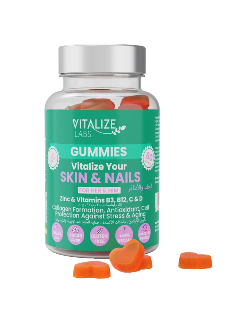 Vitalize Labs - Vitalize Labs Your Skin & Nails 60 Gummies - Image 1