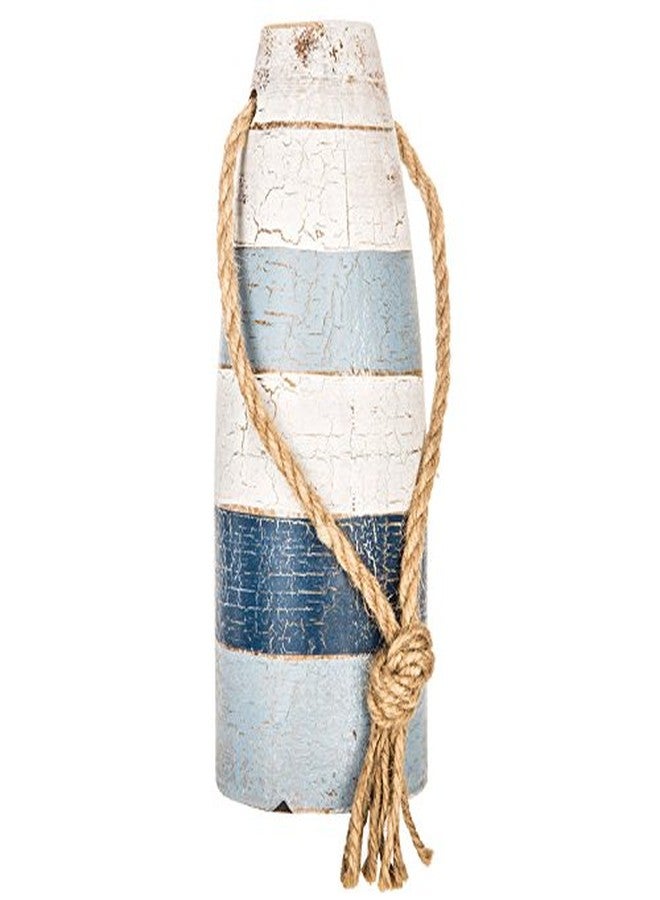 Large Blue & White MDF Buoy
