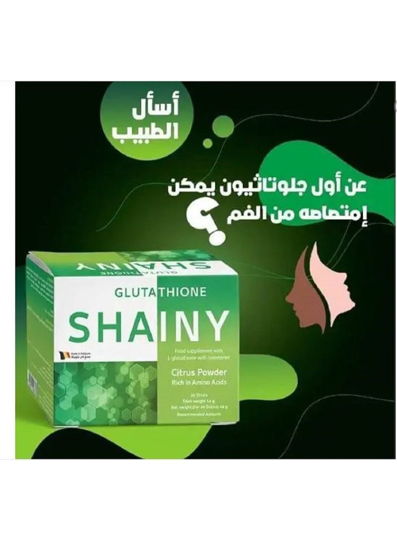 glutathione in arabic Sara Beauty, Soap, Whitening Shainy Glutathione 30 sticks :