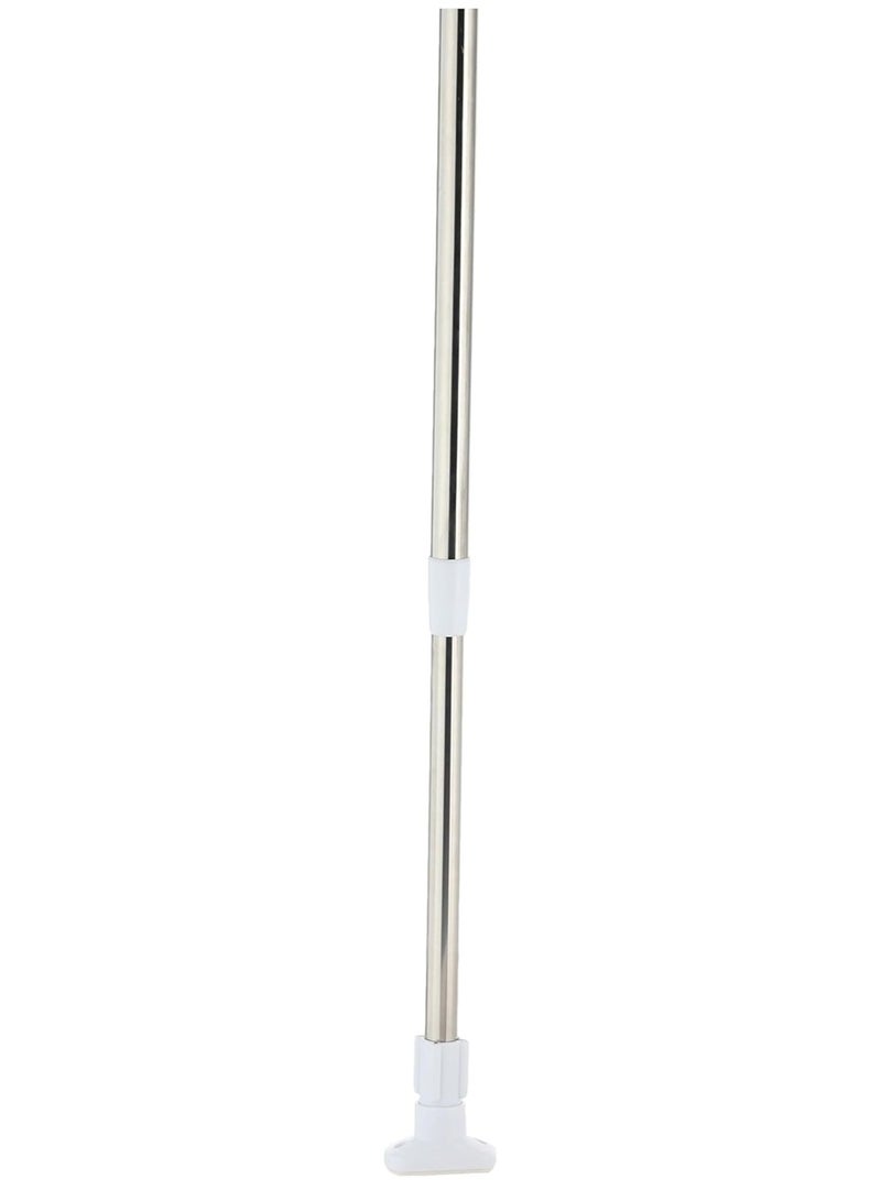 DubaiGallery Stainless steel curtain shower rod silver - Image 2