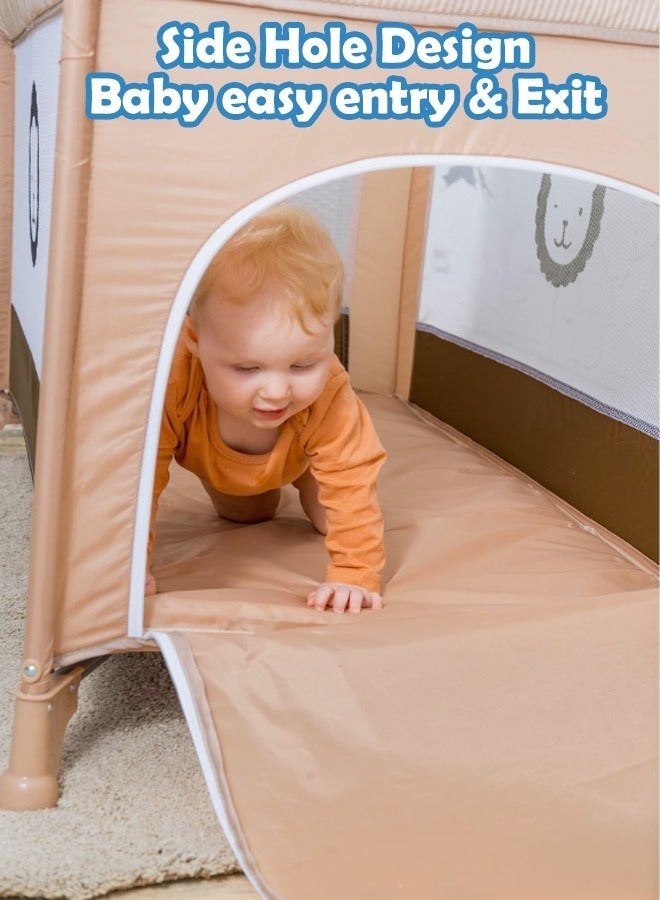 KLNAMAEAAN Multifunctional Portable Folding Crib And Playbed Ideal For Newborns And Toddlers With Travel Carry Bag - Image 5