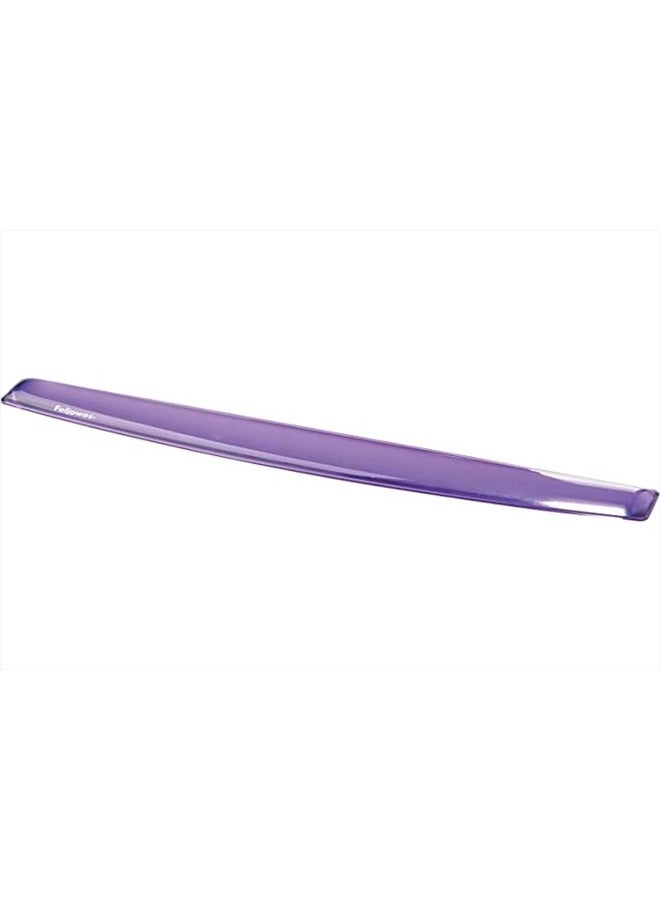 Fellowes Gel Crystals Wrist Rest, Purple (91437) - Image 1